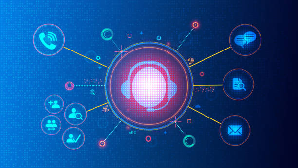 Help Desk Software - Help Desk Solutions - Software Systems Designed to Manage and Resolve Customer Support Queries - Conceptual Illustration